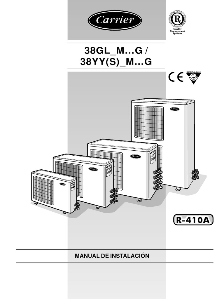Carrier Manual De Instalación Pdf Bomba Nieve