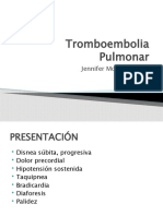 Tromboembolia Pulmonar: Jennifer Montoya Silva