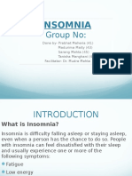 Insomnia Prevalence Study