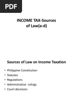 2 INCOME TAX-Sources of Law