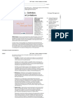 SWOT Analysis - de Nition, Advantages and Limitations: Strategic Management