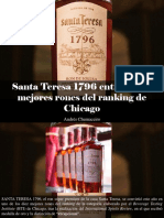 Andrés Chumaceiro - Santa Teresa 1796 Entre Los 10 Mejores Rones Del Ranking de Chicago