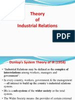 Theory of Industrial Relations