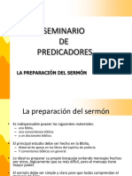 Preparacion de Sermones I