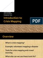 Introduction To Crisis Mapping