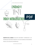 Unidad V Materiales Electricos