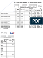 School Form 1 School Register For Senior High School (SF1-SHS)