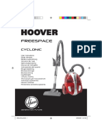 Hoover Freespace Cyclonic Tfs 7182