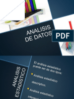 Análisis Estadístico de Datos