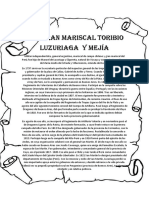 Gran Mariscal Toribio Luzuriaga y Mejía