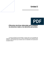 Diferentes Doctrinas Elaboradas para Comparar Los Derechos Reales y Los Derechos Personales PDF