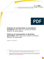 Padroes de Manipulacao No Jornalismo Brasileiro Fake News e A Critica de Perseu Abramo 30 Anos Depois