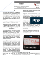 Ngine Overning Ystems: Generator Frequency Sensing Speed Control Unit