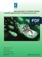 Realising European Potential in Synthetic Biology: Scientific Opportunities and Good Governance
