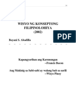 WISYO NG KONSEPTONG FILIPINOLOHIYA (bayani s. abadilla).docx