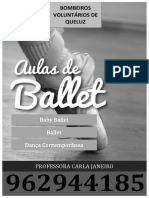 Cartaz Ballet Bombeiros 2018