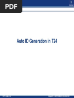 Auto ID Generation in T24