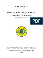 Panduan PPL PPG Dalam Jabatan Tahun 2019