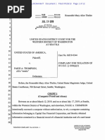 Paige Thompson Criminal Complaint