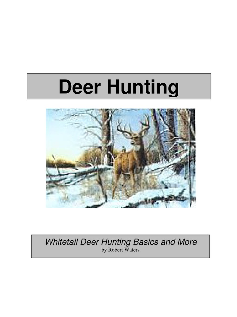 Whitetail Deer Hunting Essentials Guide | PDF | Archery | Rifle