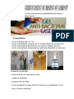 Información del gel antibacterial