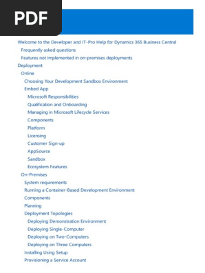 Developer It Pro Business Central Application Software Databases