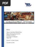 La Educación en México - El Virreinato