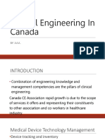 Clinical Engineering in Canada: by Aaa