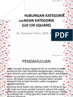 Analisa Hubungan Kategorik Dengan Kategorik