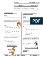 M.C.D. y M.C.M. de expresiones algebraicas