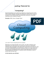 Cloud Computing Tutorial for Beginner1