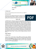 Evidence - Consolidation - Activity 1