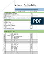 Bid Form Foundation & Concreting Works