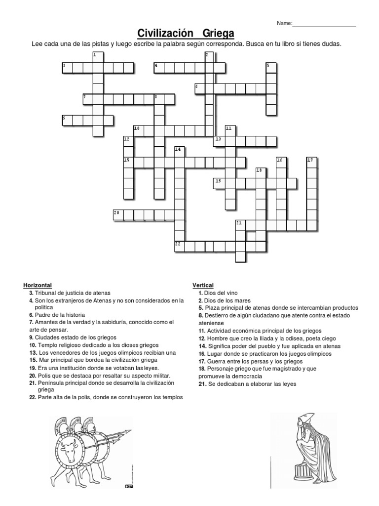 CRUCIGRAMA DE GRECIA.docx Antigua Grecia Atenas