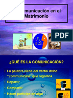 La Comunicación en El Matrimonio