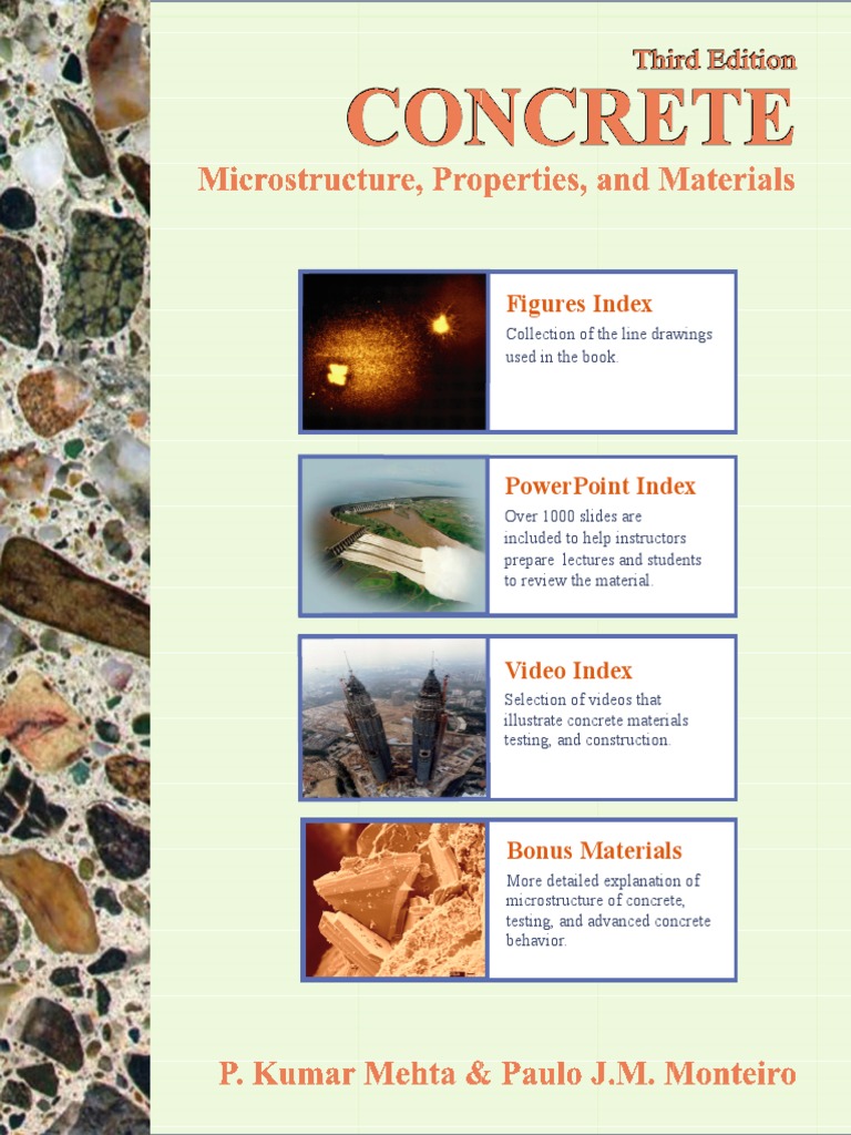 New Version Of Mehta Concrete Pdf Porosity Concrete
