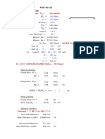 Cold Form Lipped C Purlin Design Calculations and Checks