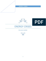 Energy Crises: (Document Subtitle)