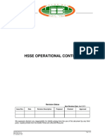 SRC HSSE PRO 06 HSSE Operational Control