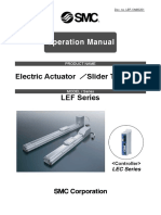 Electric Actuator Slider Type LEF Series