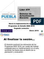 Taller de Programas de Bge 2018