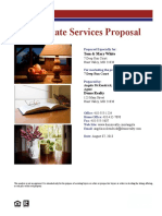 Real Estate Services Proposal: Tom & Mary White