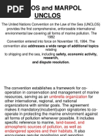 Unclos and Marpol Unclos: Research, and Dispute Resolution