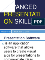Advanced Skills: Presentati ON