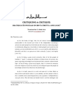 Critiquingacritique Foudah PDF