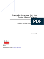 Storagetek Automated Cartridge System Library Software: SNMP Agent Installation and User'S Guide For Solaris