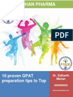 10 Proven GPAT Preparation Tips To Top PDF