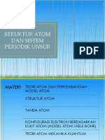 Struktur Atom dan Sistem Periodik Unsur