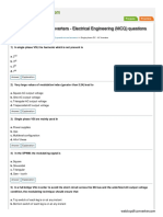 Single Phase DC - AC Inverters - Electrical Engineering (MCQ) Questions and Answers