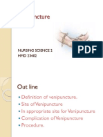 Venipuncture: Nursing Science 2 HMD 23402